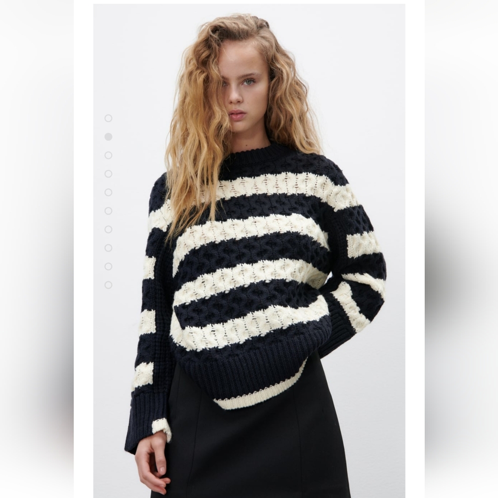 Zara Striped Knit Sweater